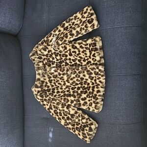 Cheetah Print Girls Jacket